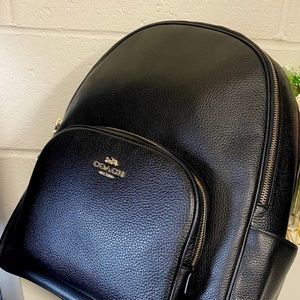 Coach 5669 Large Court Backpack IN Black Pebble. Like new condition. Smoke free